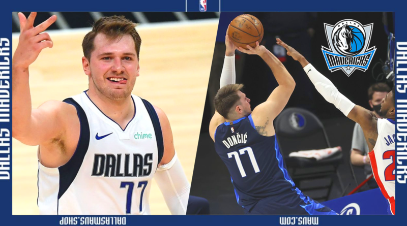 Dallas Mavericks won their 50th game with a 131-113 victory over the Pistons, powered by Luka Doncic